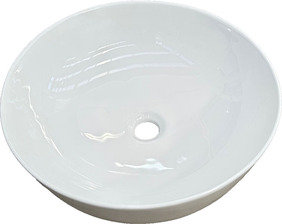 Бяла мивка за баня тип купа Liena